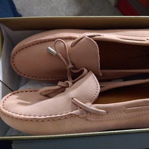 rose pink loafers